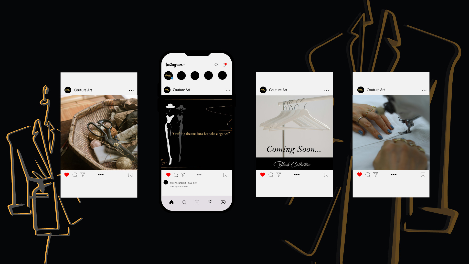 couture art branding